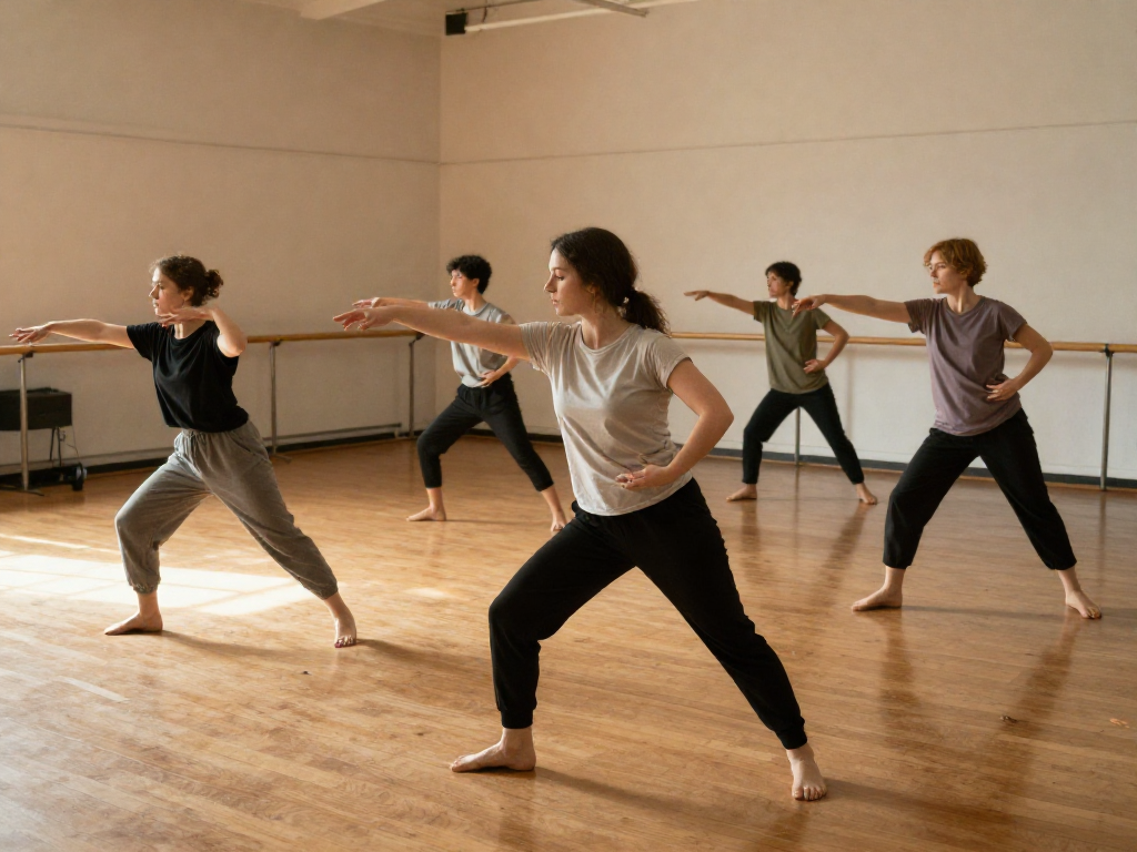 Vertical Dance Rehearsal example preview