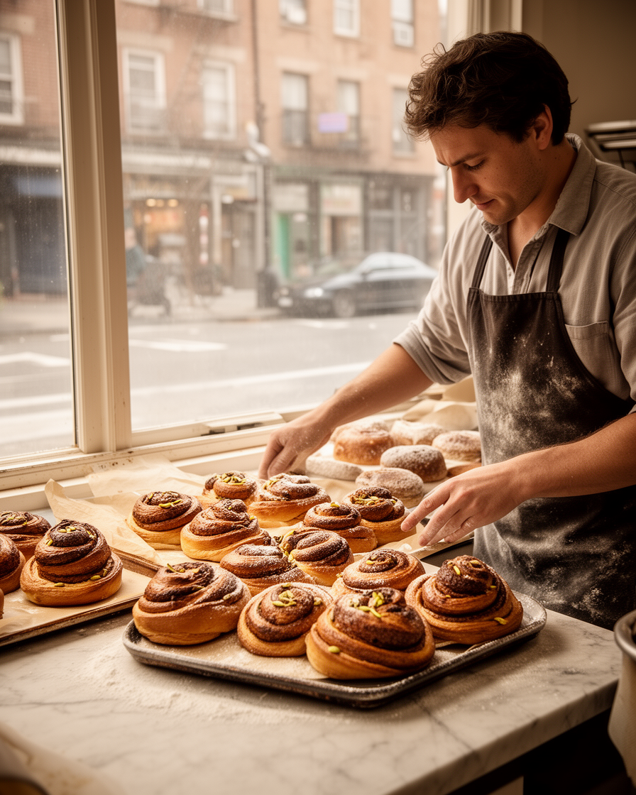 Editorial bakery campaign example preview