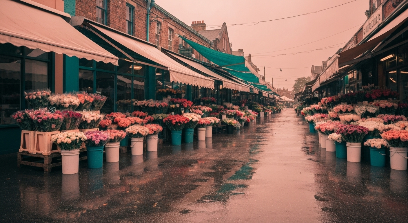 Market stall color study example preview