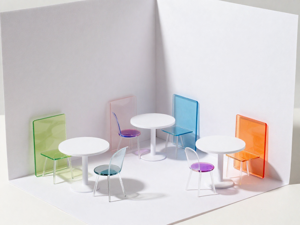Folded Paper Cafe example preview