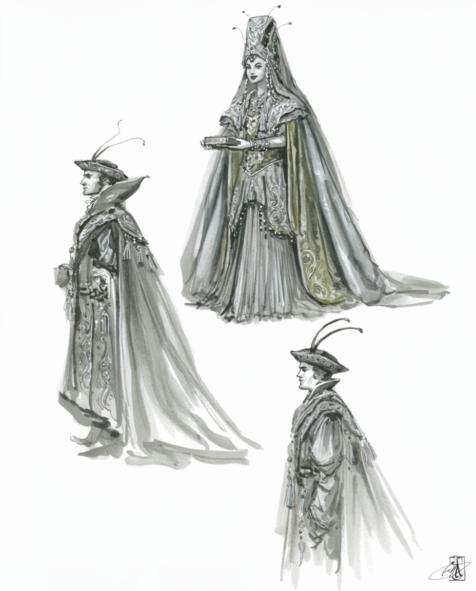 Moth Court Costume Plate example preview