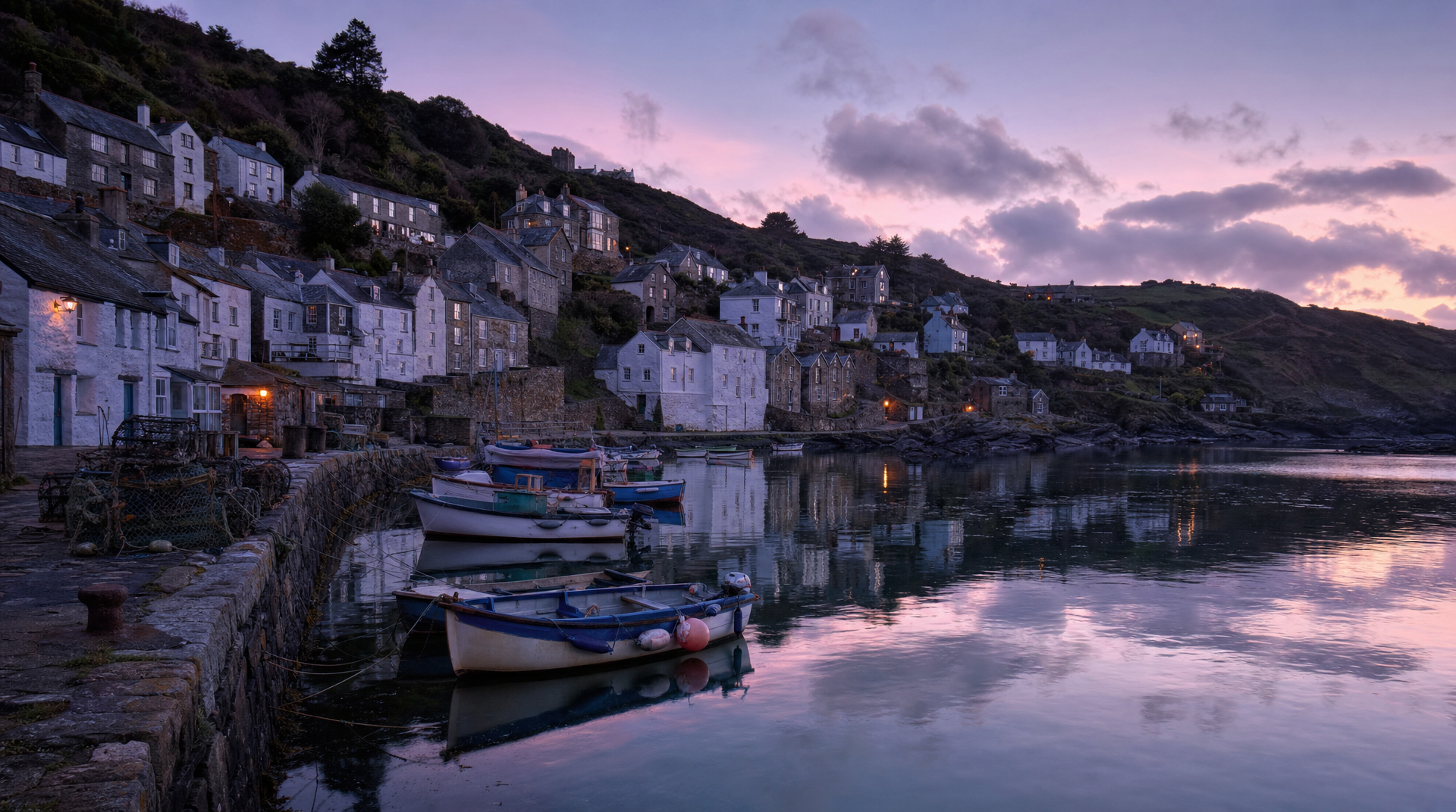 Coastal Fishing Village example preview