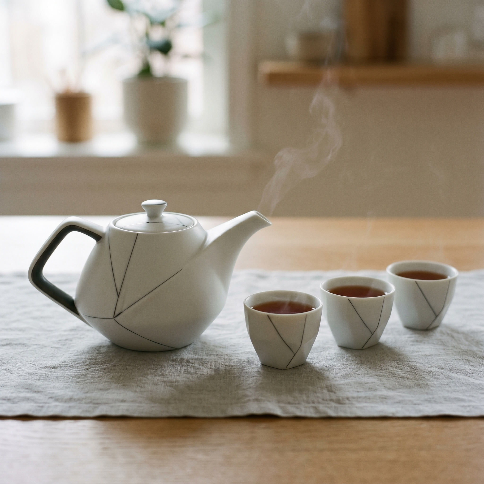 Futuristic Tea Set example preview
