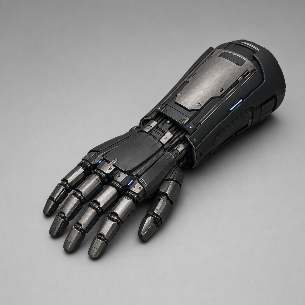 Cybernetic Hand Gauntlet example preview