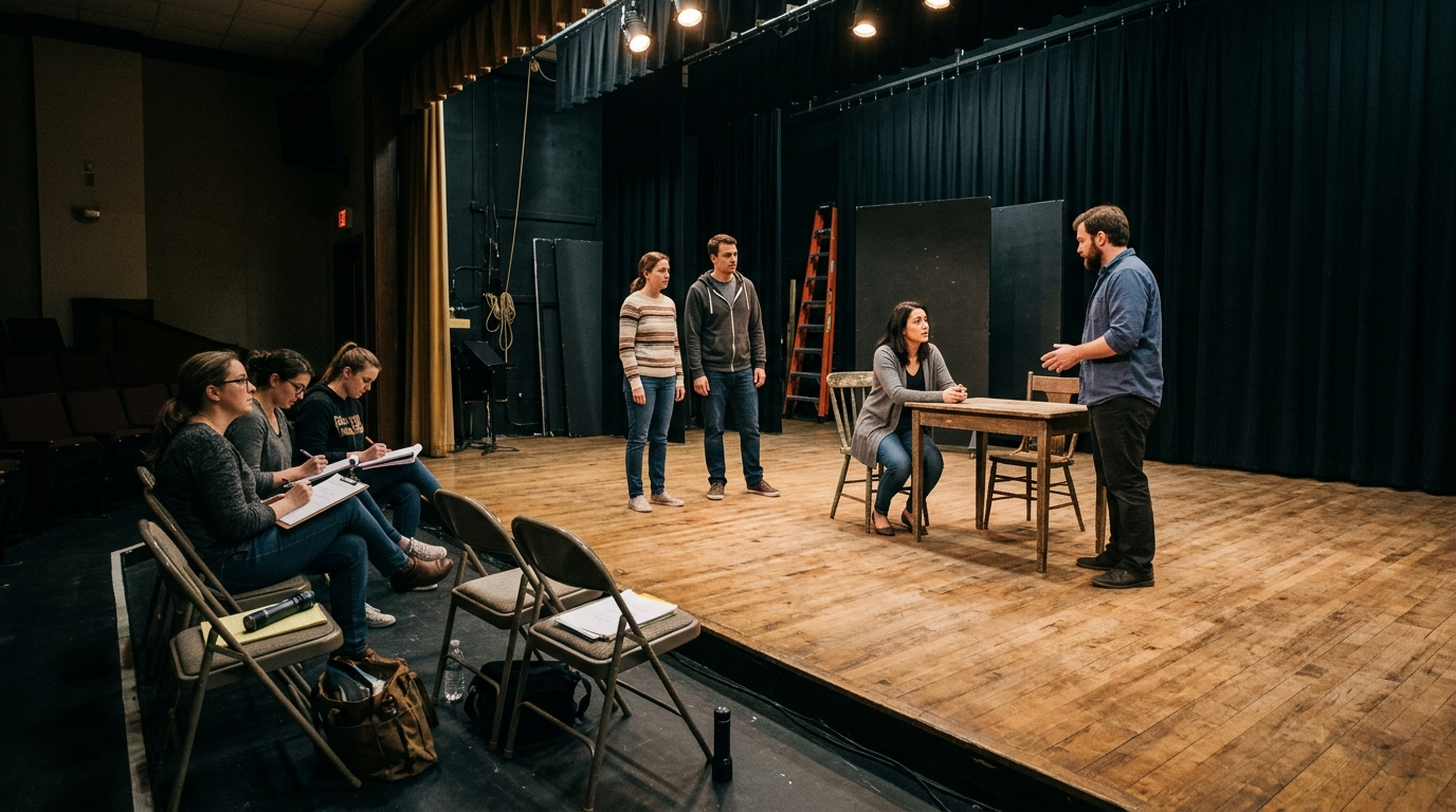 Theater rehearsal output