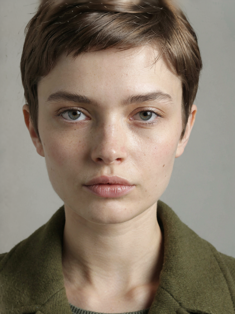 Screen Lead Portrait, Caucasian Woman With Freckles example preview