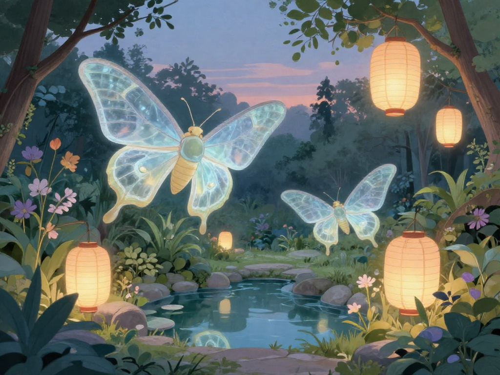 Lantern Moth Garden example preview