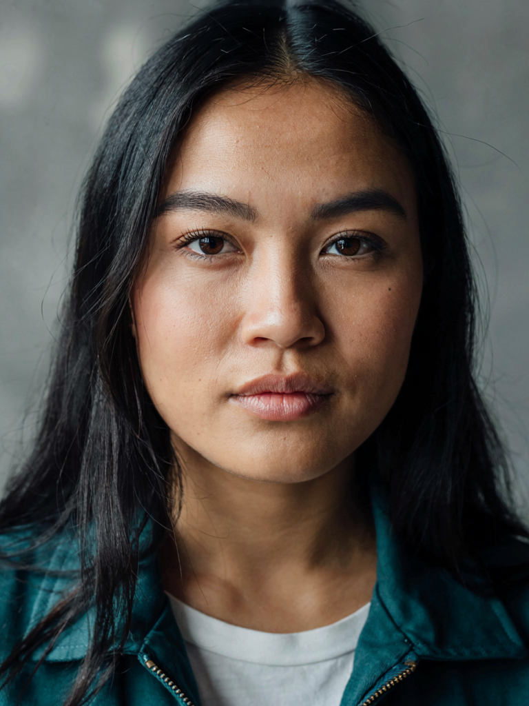 Screen Lead Portrait, Pacific Islander Woman example preview